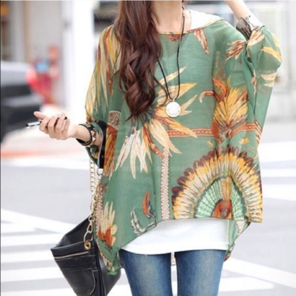 Boho Sheer Tunic